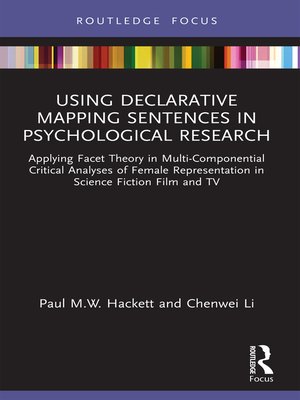 cover image of Using Declarative Mapping Sentences in Psychological Research